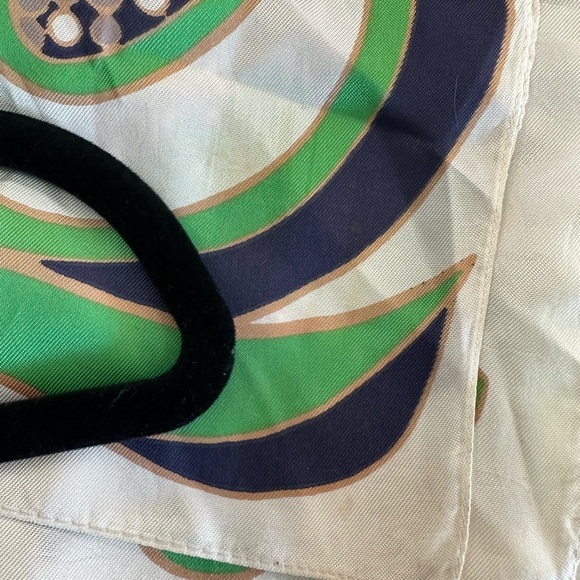 Colorful Patterned Square Scarf - Picture 7 of 8